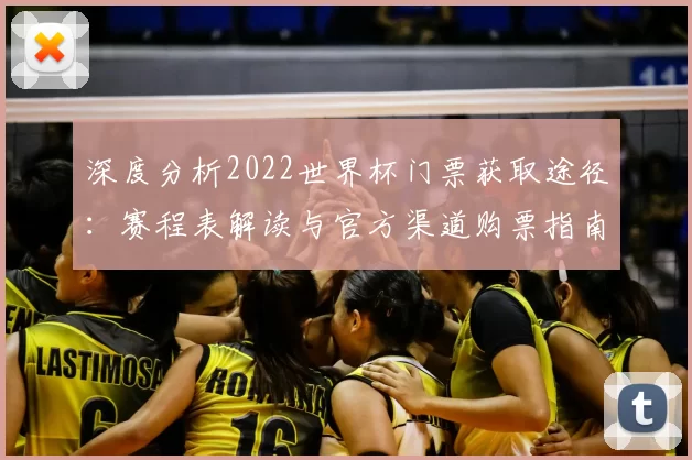 深度分析2022世界杯门票获取途径：赛程表解读与官方渠道购票指南